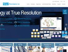 Tablet Screenshot of pharmigene.com